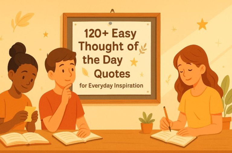 120+ Thought of the Day Easy Quotes for Everyday Inspiration