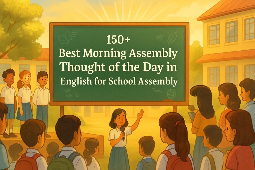 150+ Best Morning Assembly Thought of the Day in English for School Assembly
