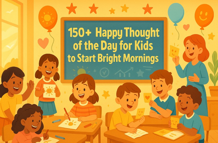 150+ Happy Thought of the Day for Kids to Start Bright Mornings