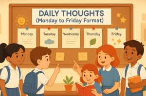 Daily Thoughts (Monday to Friday Format)