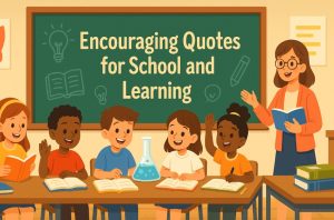 Encouraging Quotes for School and Learning