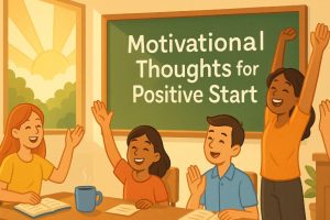 Motivational Thoughts for a Positive Start