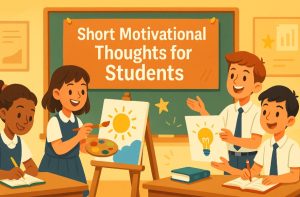 Short Motivational Thoughts for Students 