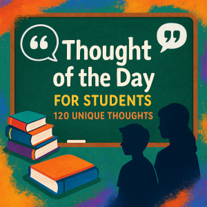 thought of the day for students