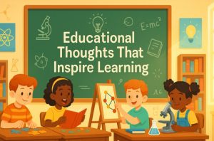 Educational Thoughts That Inspire Learning