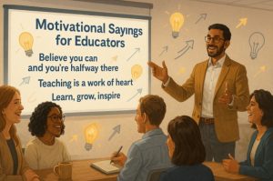 Motivational Sayings for Educators